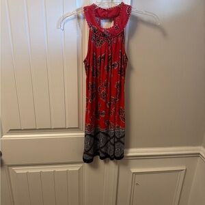 Red dress
